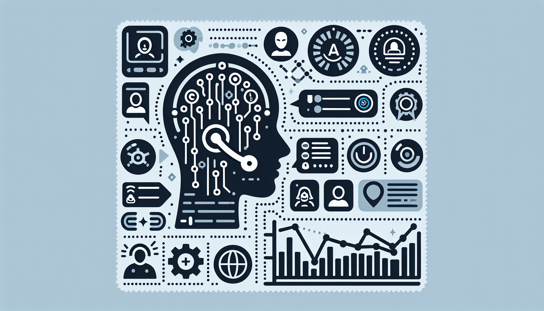 An AI Phone Receptionist dashboard showcasing its features