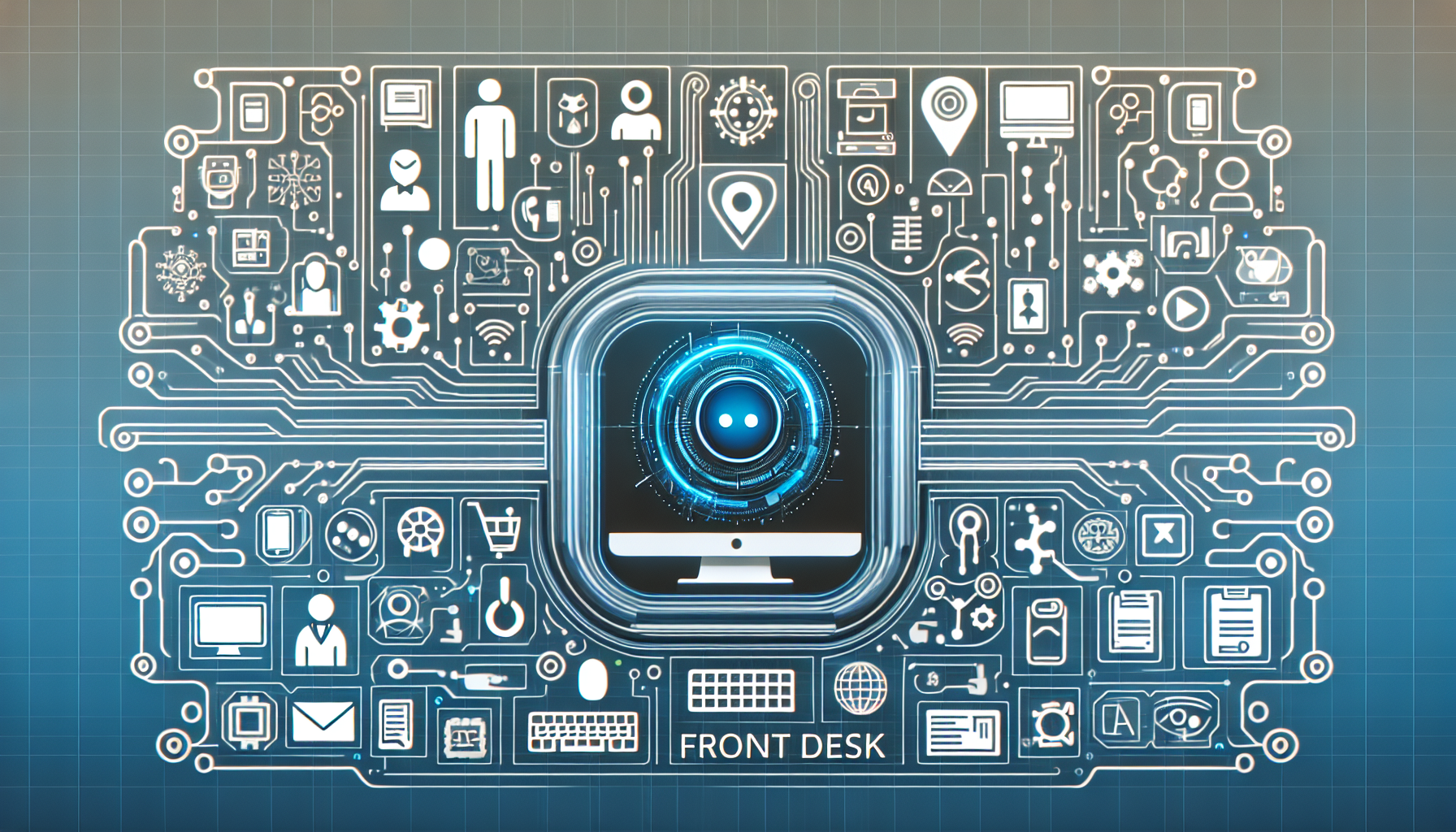 An image of the My AI Front Desk interface