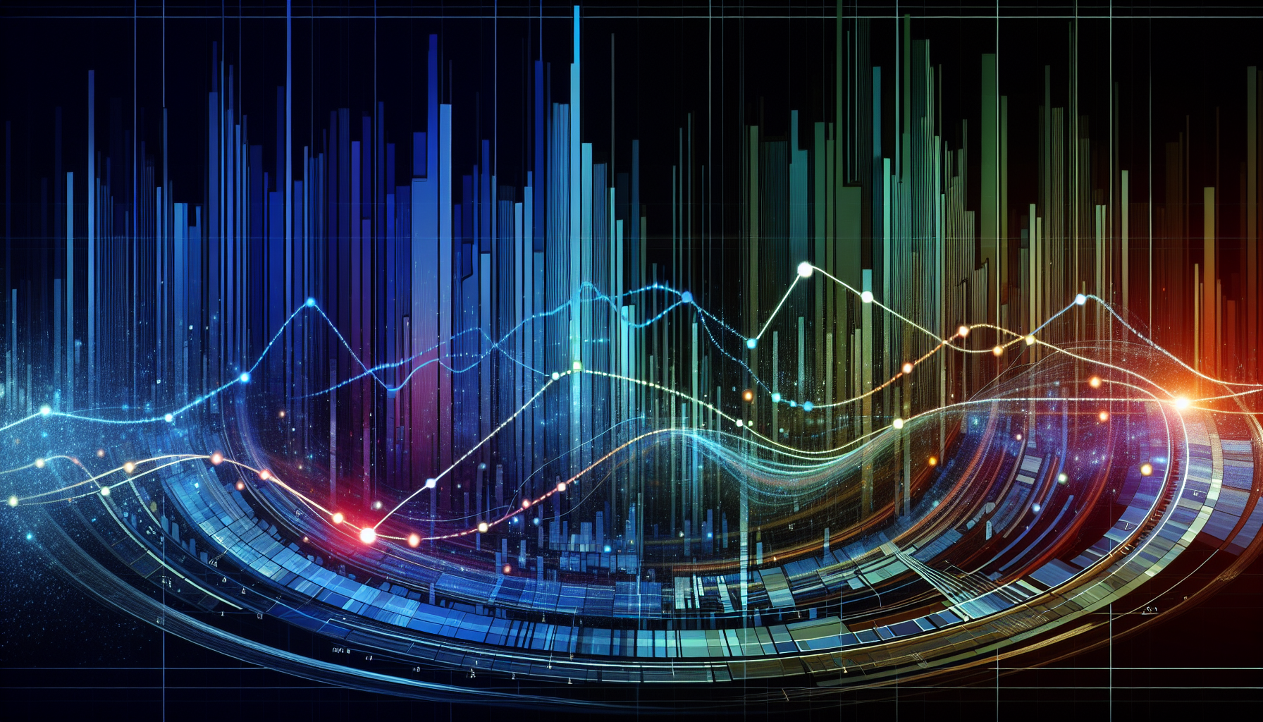 A digital graph showing patterns in jitter occurrence on a VoIP call over time