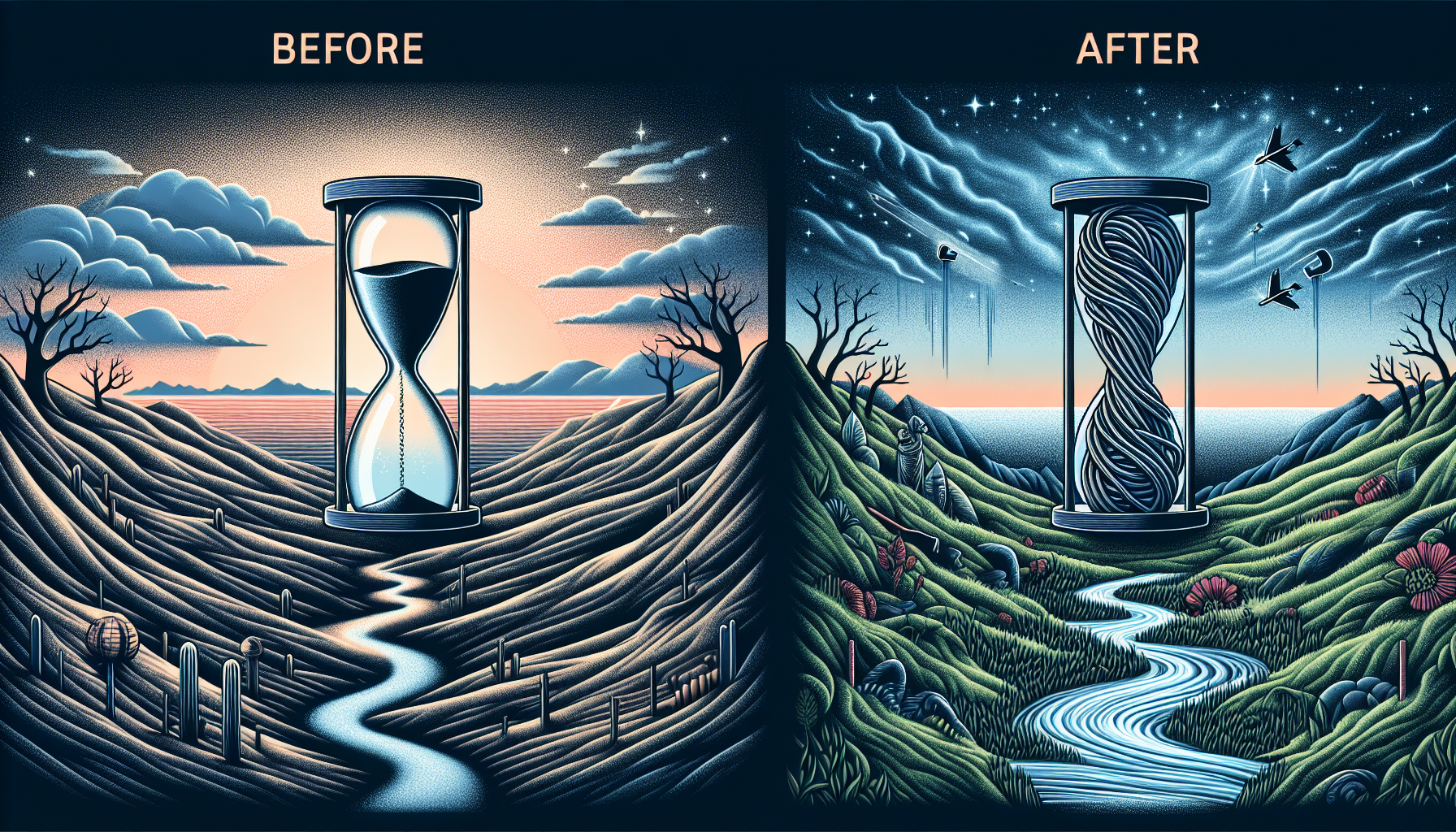 An image showing a before-and-after comparison of call holding times for TechFirm Inc.