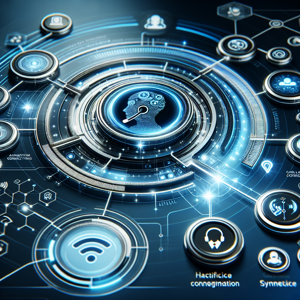 A sleek interface of an AI call management system in action