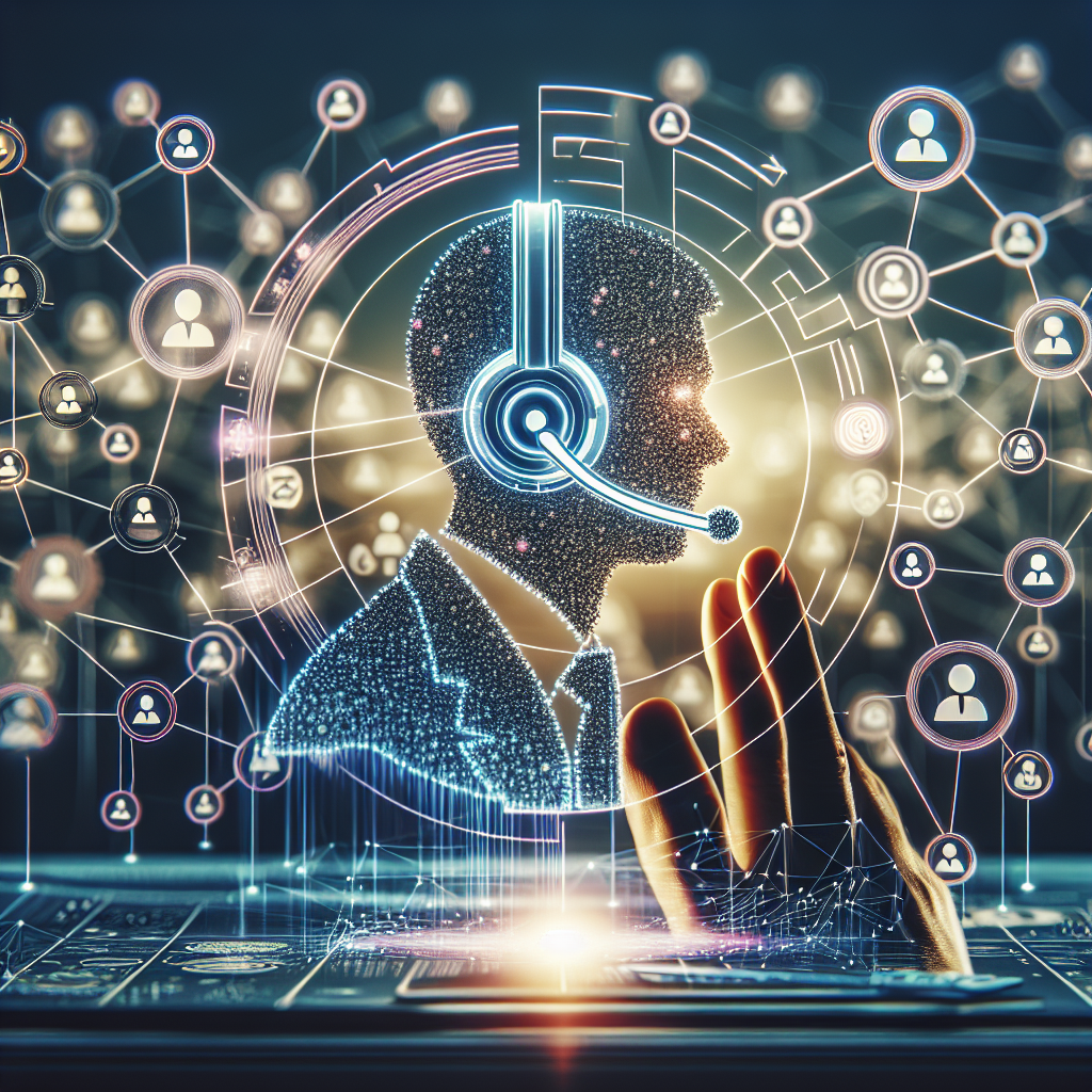 Visualization of an AI-driven call management interface used by a virtual receptionist