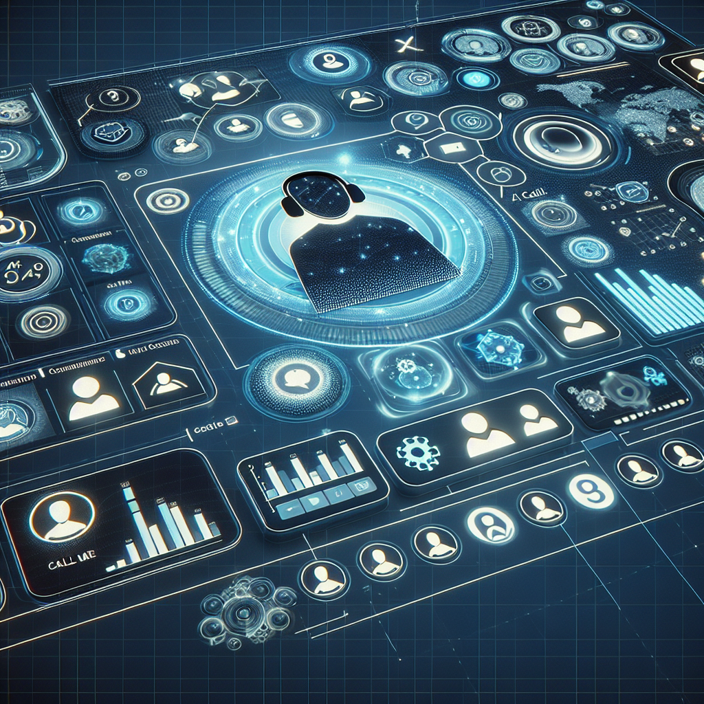 A screenshot of a virtual receptionist dashboard showing call analytics and customer engagement metrics.