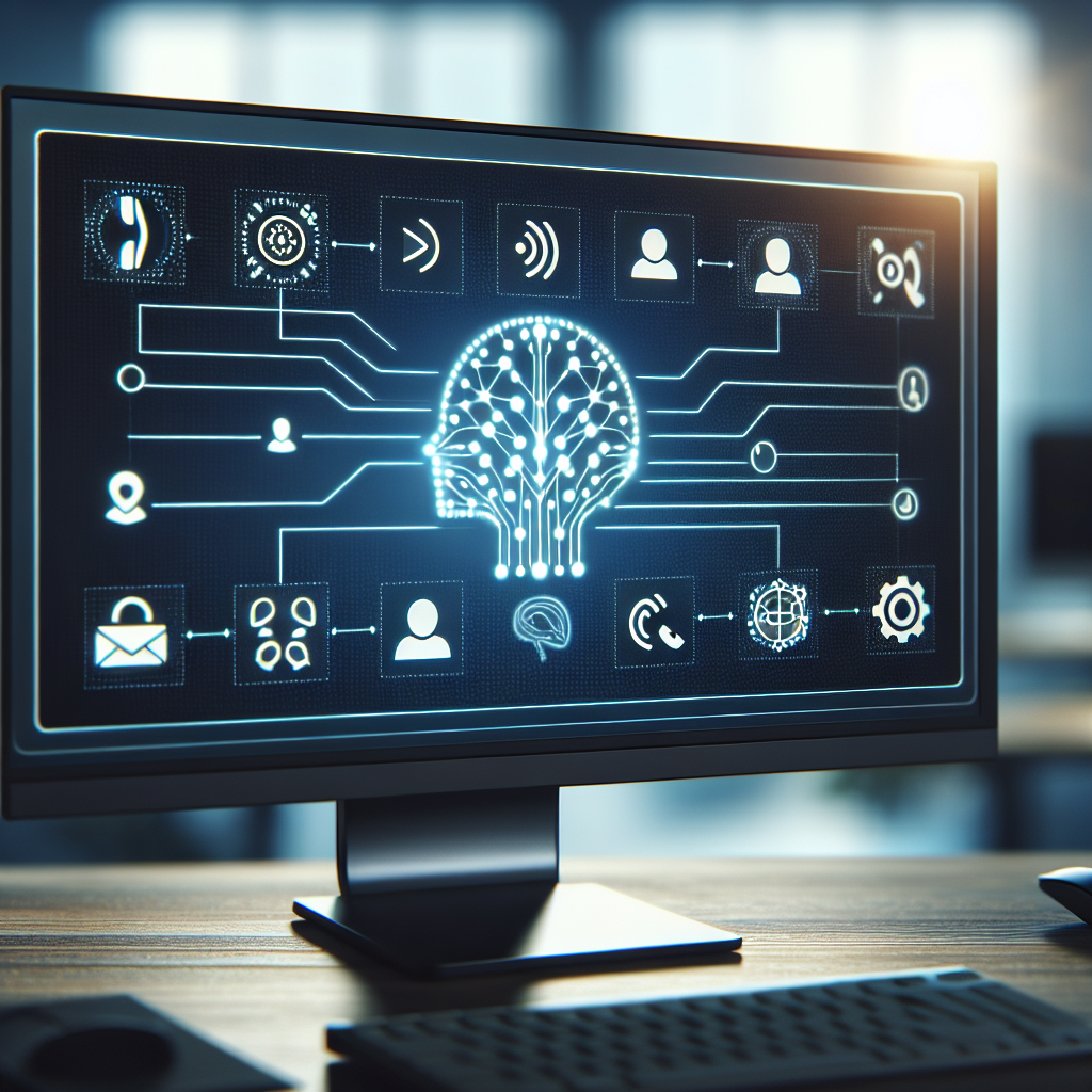 A sleek interface showcasing AI-driven call management