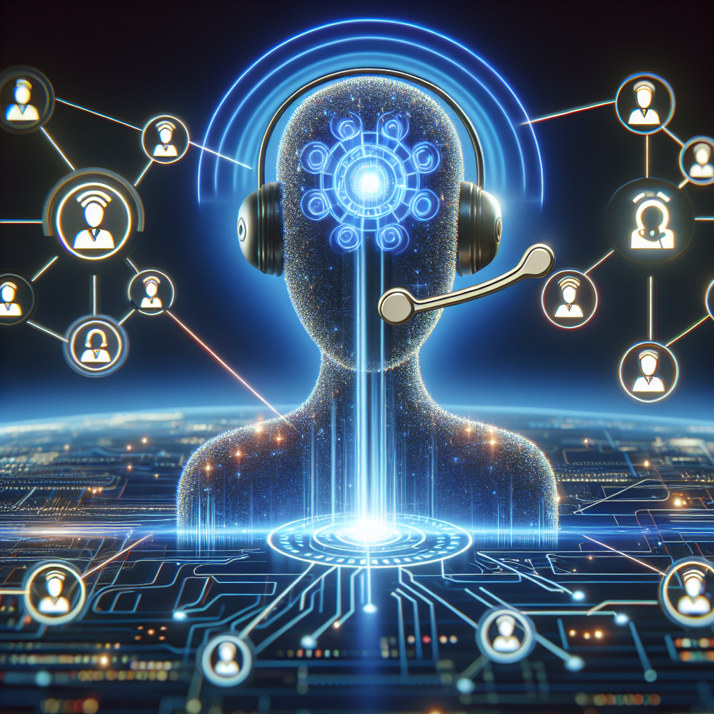 An AI phone receptionist in action, enhancing customer service experiences.