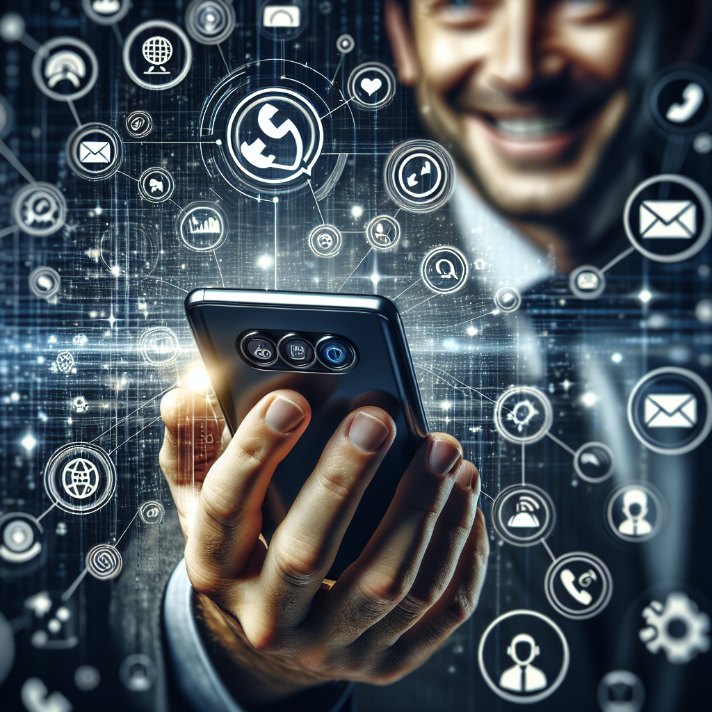 A team member receiving Post Call Notifications on a mobile device, highlighting the technology's impact on customer engagement.