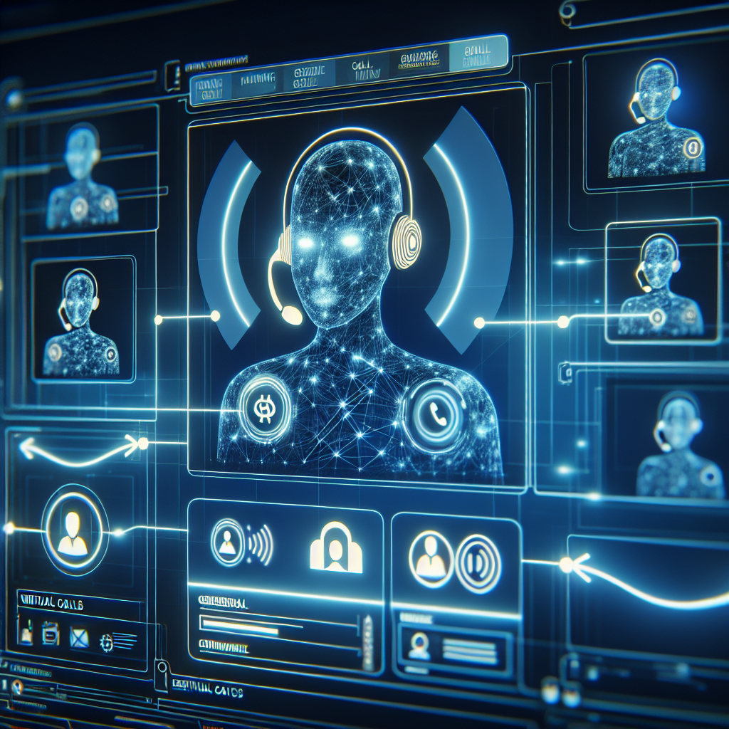 An image demonstrating the interface of My AI Front Desk with various calls being forwarded.