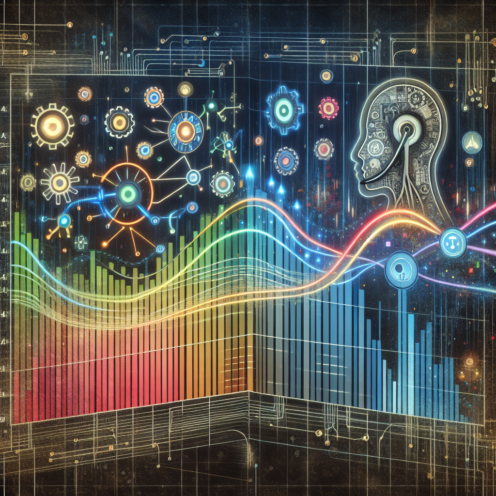 Graph showing call metrics and AI integration in receptionist tasks
