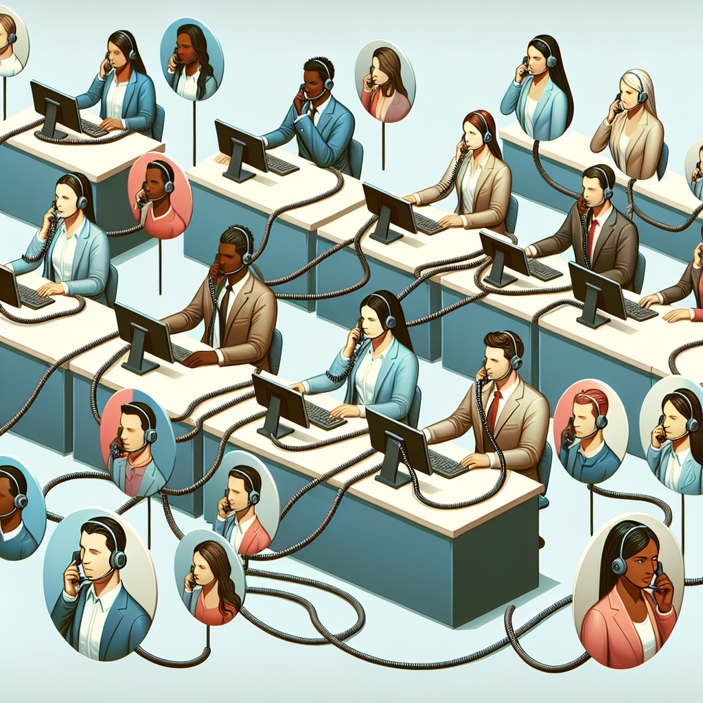 Image depicting customer service representatives engaging in personalized consultations over the phone.