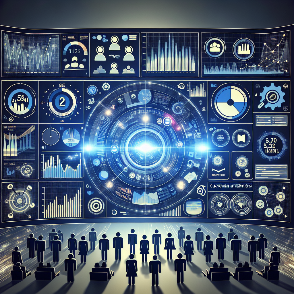 A dashboard view showcasing analytics data with highlights on customer interactions.