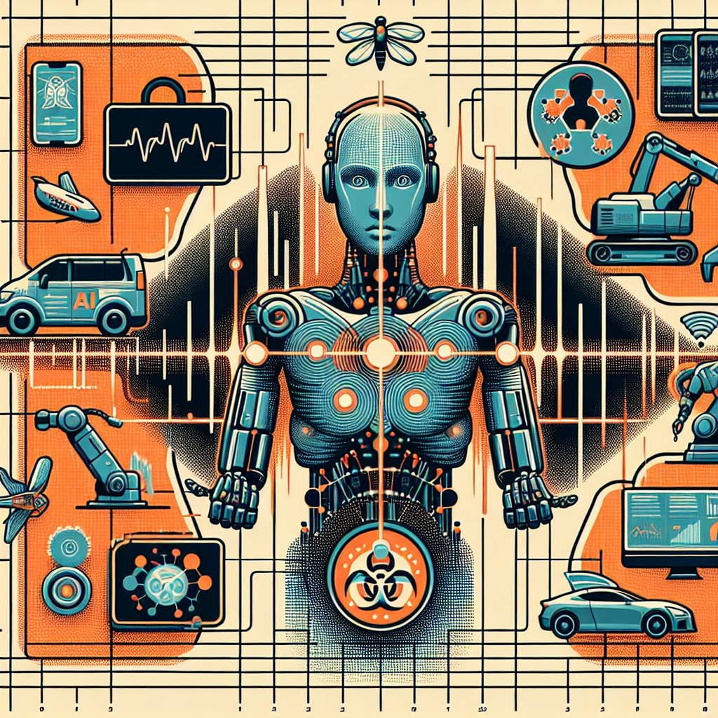 A visually engaging infographic illustrating the impact of jitter on AI responsiveness with real-world examples.