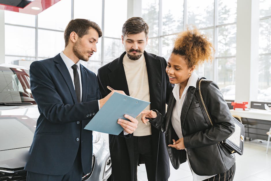 A vibrant image showing a diverse group of professionals discussing a customer service strategy, with a phone displaying the call forwarding feature prominently in the background.
