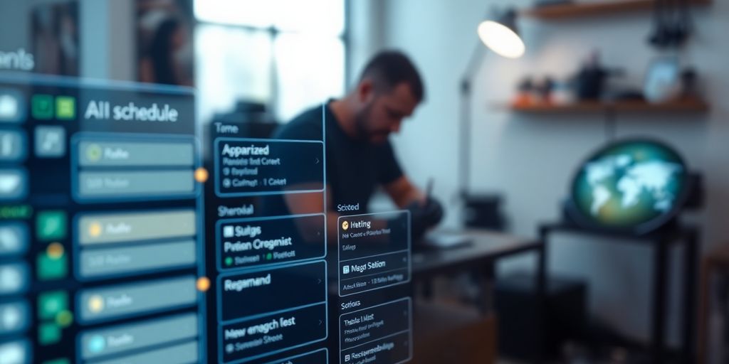 AI assisting tattoo studio receptionist