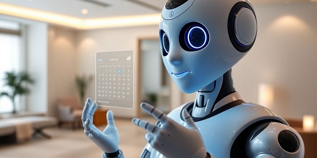 AI receptionist managing medspa appointments efficiently.