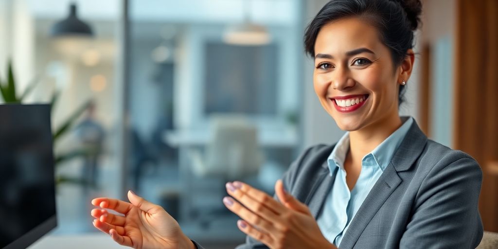 Therapist using AI to manage practice.