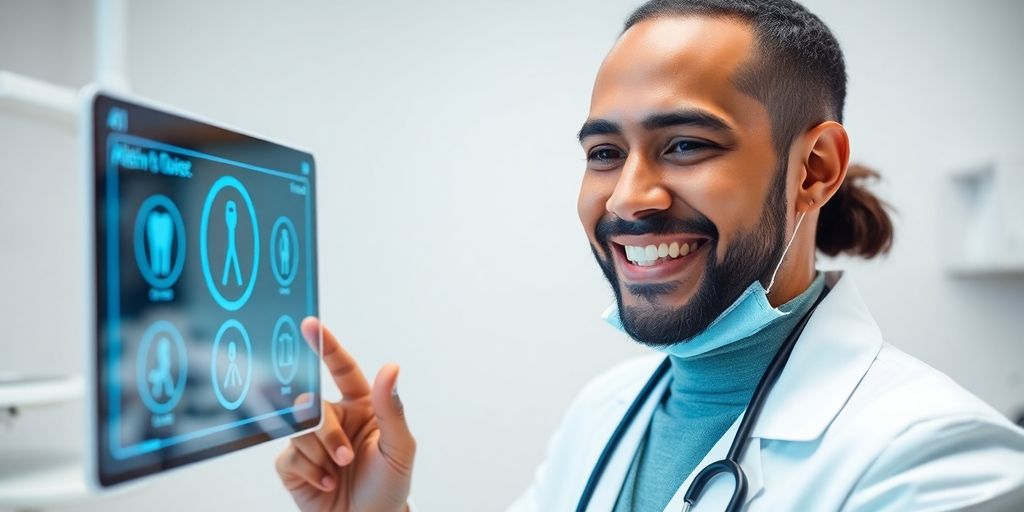 Dentist with AI receptionist.