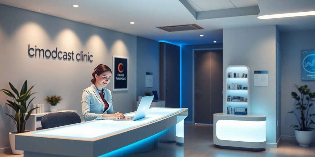 Chiropractor using AI front desk.