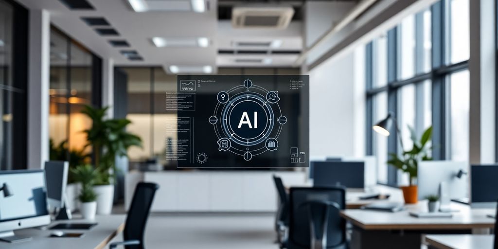 AI chatbot interacting with client on a digital interface.
