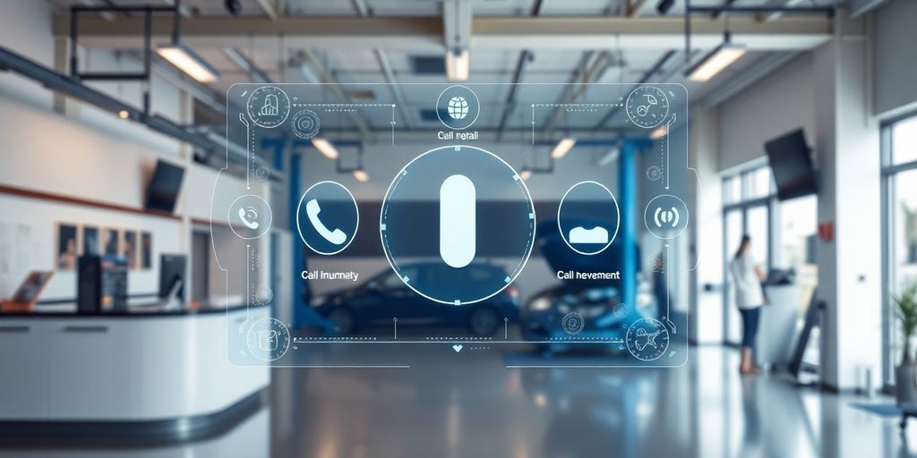 AI system handling calls for auto repair shop.
