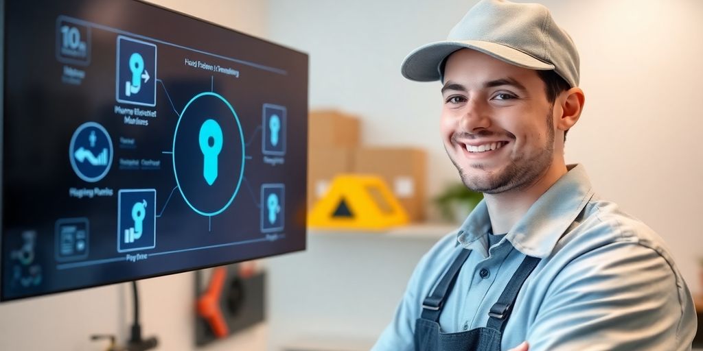 Plumber talking to AI receptionist.