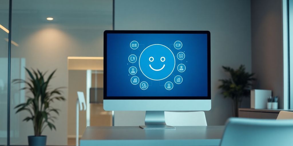 AI receptionist assisting property management.