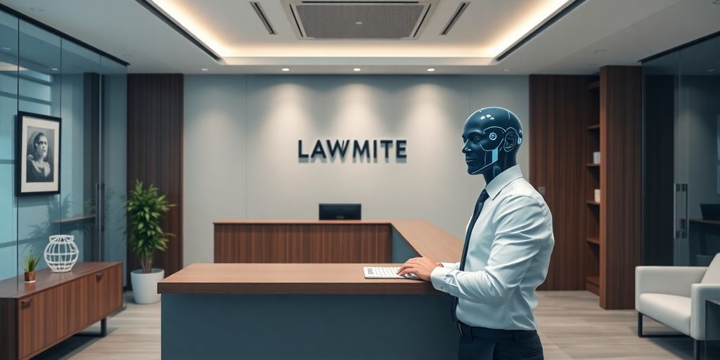 Law office AI receptionist handling calls and appointments.