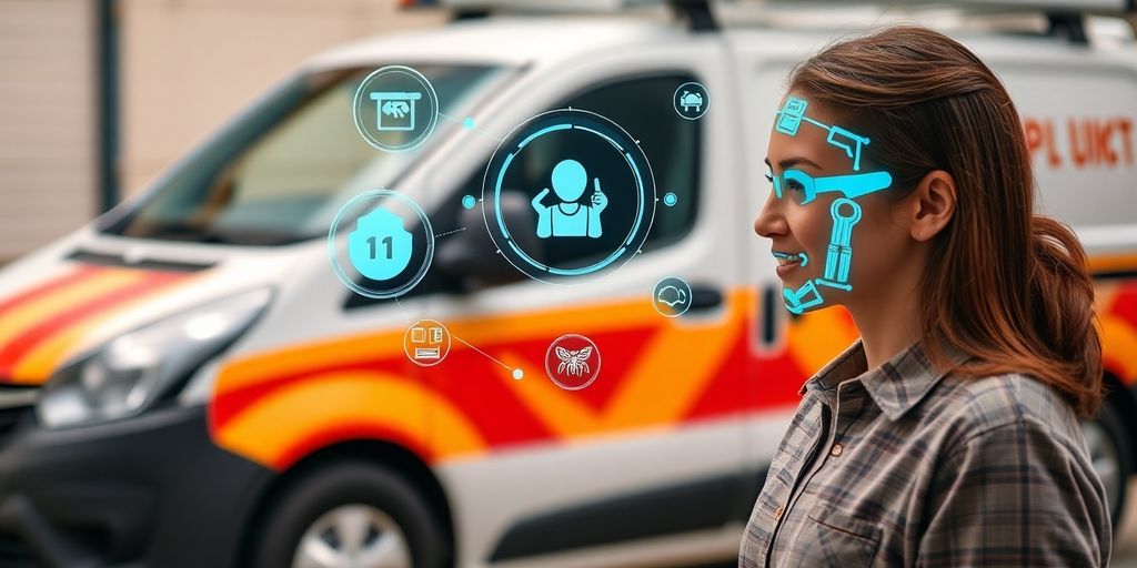 AI receptionist helping pest control business.
