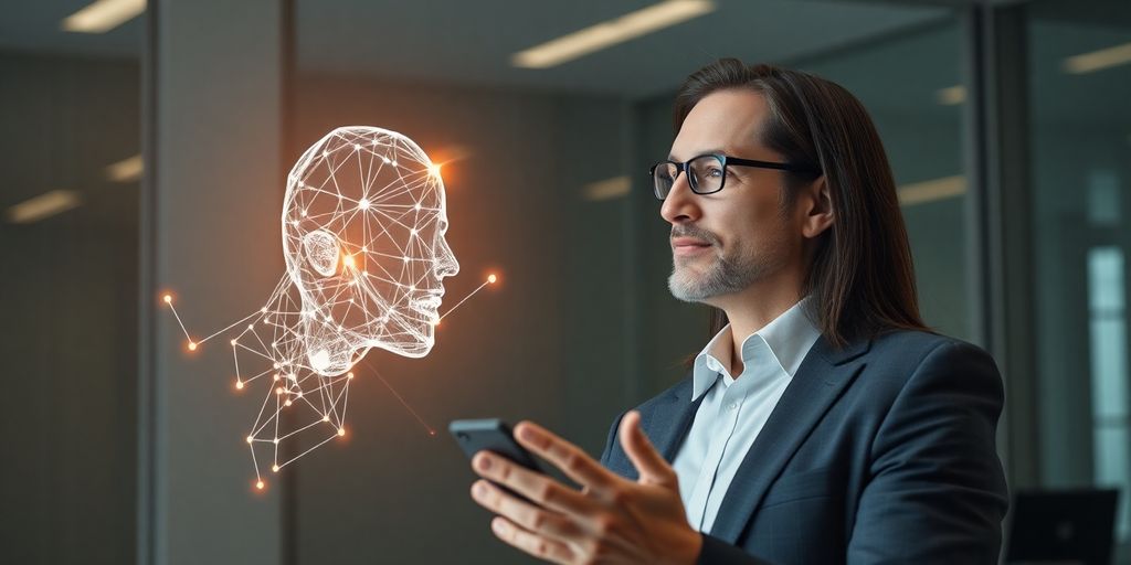 AI receptionist assisting insurance broker with calls.