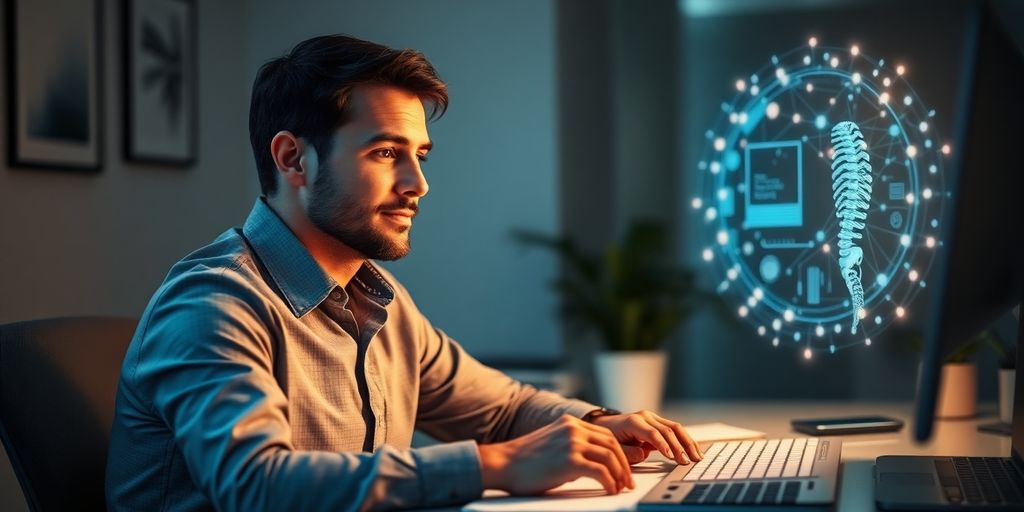 Chiropractor using AI phone answering service.