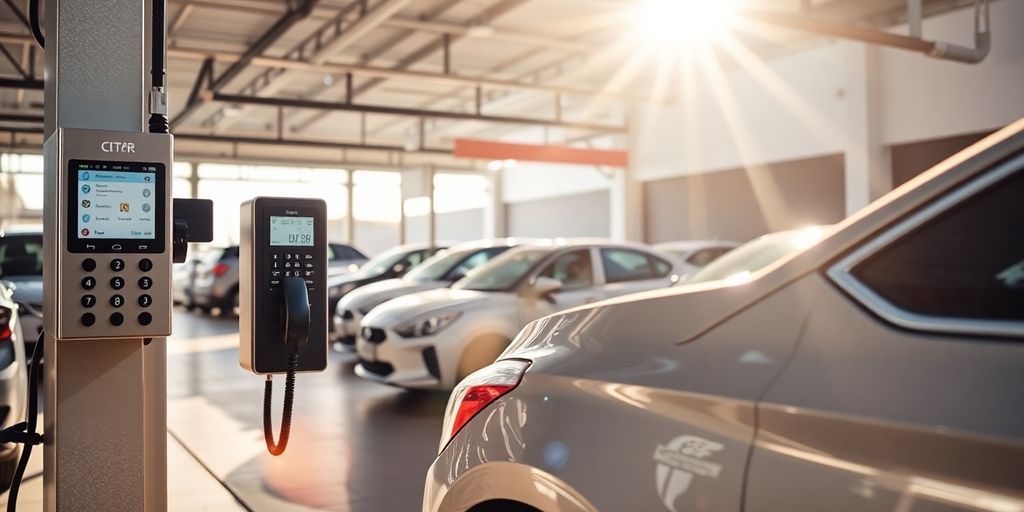 Car wash attendant using AI phone service.