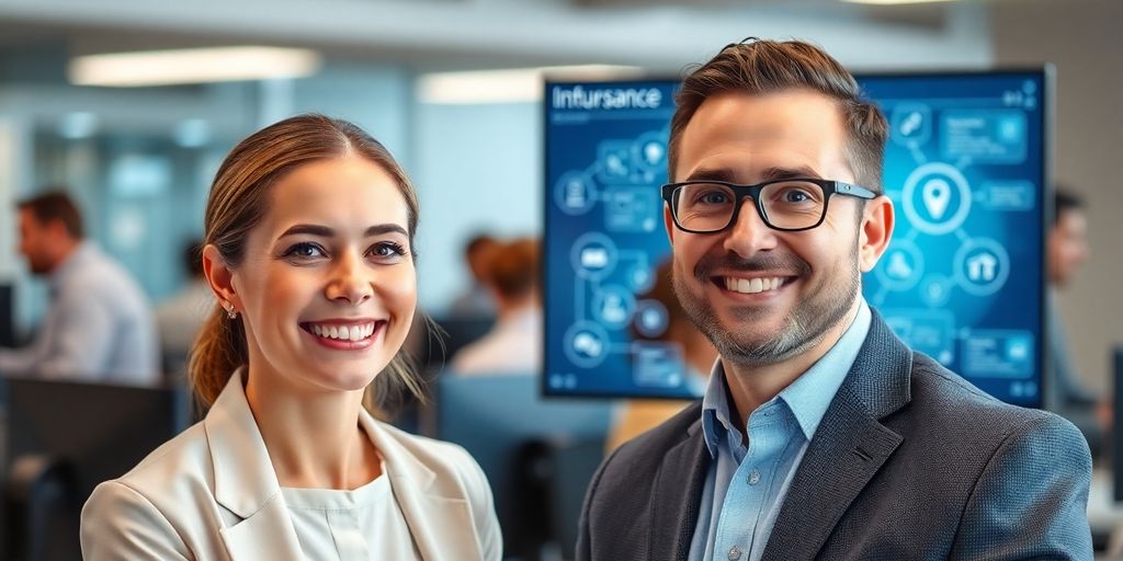 Insurance broker using AI phone answering service.