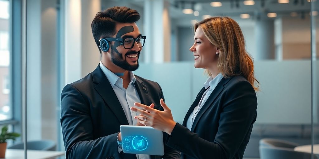 AI receptionist helping insurance broker.