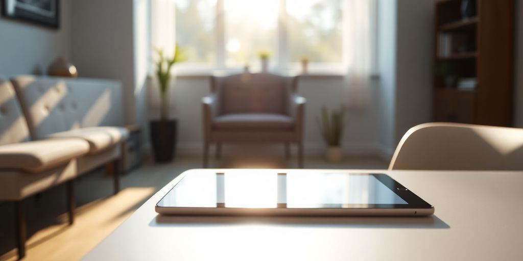 Counseling office with AI virtual receptionist.