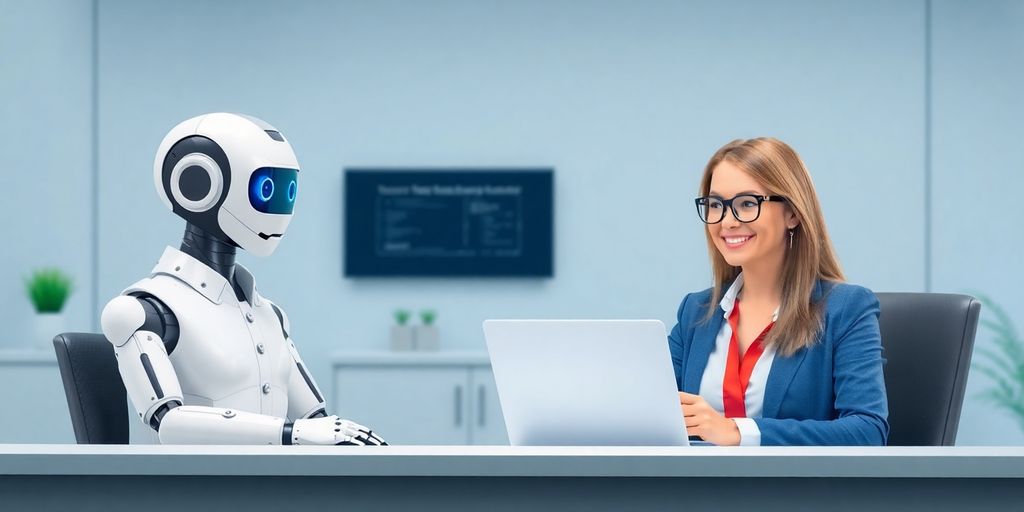 AI receptionist talking to tax preparer.
