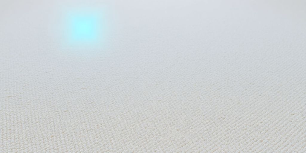 Clean carpet with AI receptionist interacting.