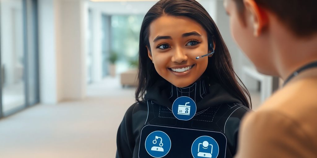 AI receptionist assisting carpet cleaning business