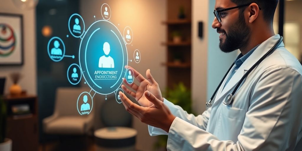 Chiropractor using AI phone system for scheduling.