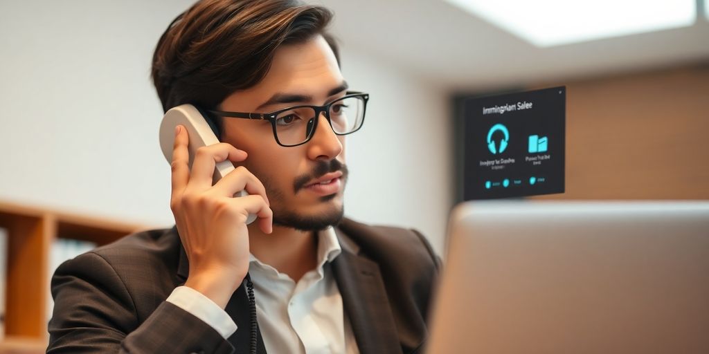 Immigration lawyer using AI phone system.