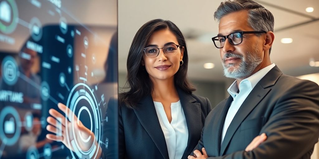 Lawyer using a modern AI phone system.