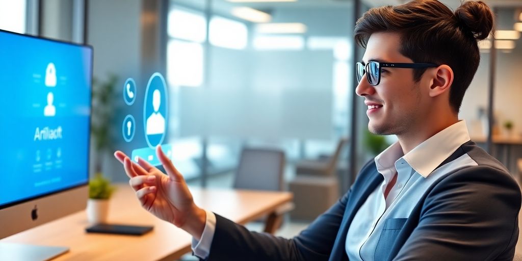 Insurance broker using AI phone system.