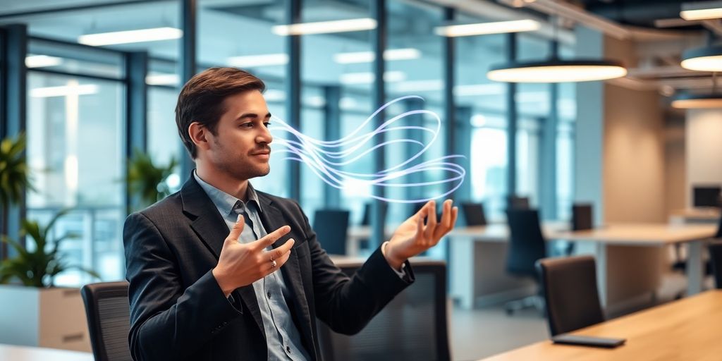 AI system answering phone calls for property managers.