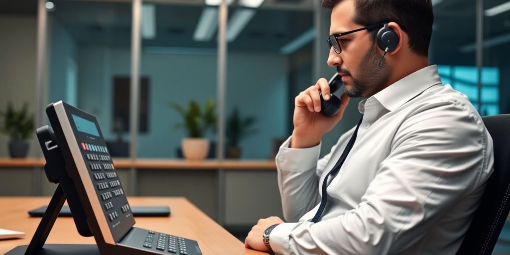 Lawyer using AI phone system for personal injury cases.