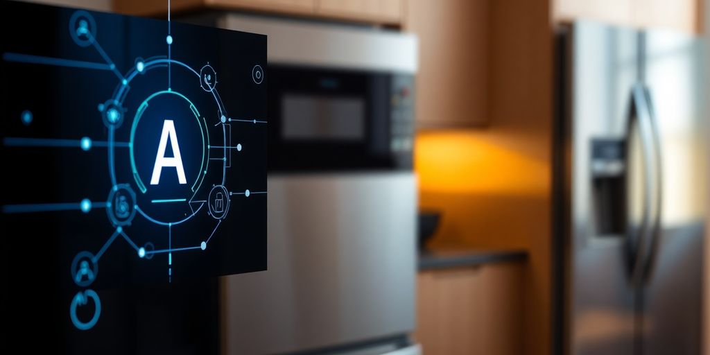 AI assistant interacting with a customer's home.