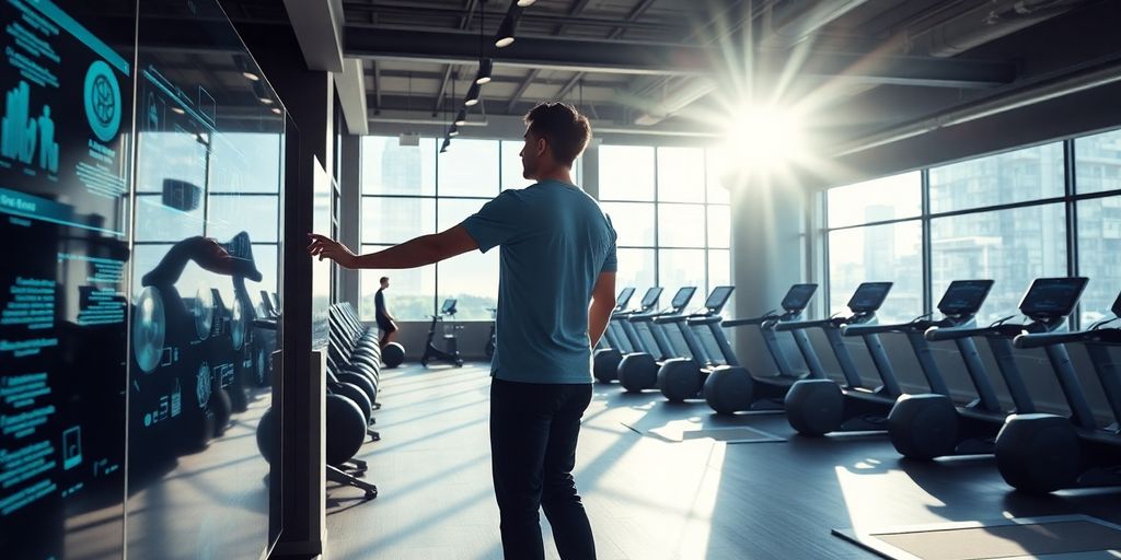 Fitness studio owner using AI setter for bookings.