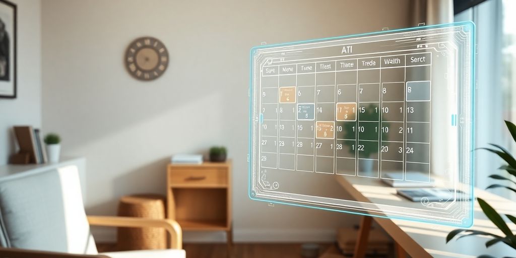 AI helping a counselor schedule appointments.