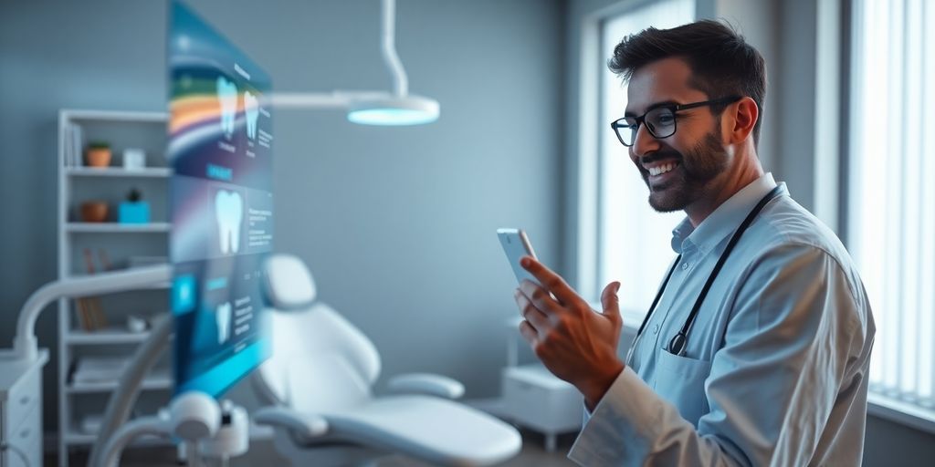 Dentist using AI appointment setter.