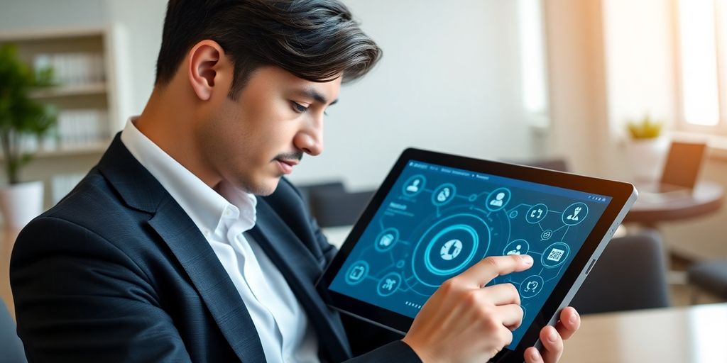 Immigration lawyer using AI tool for appointments.