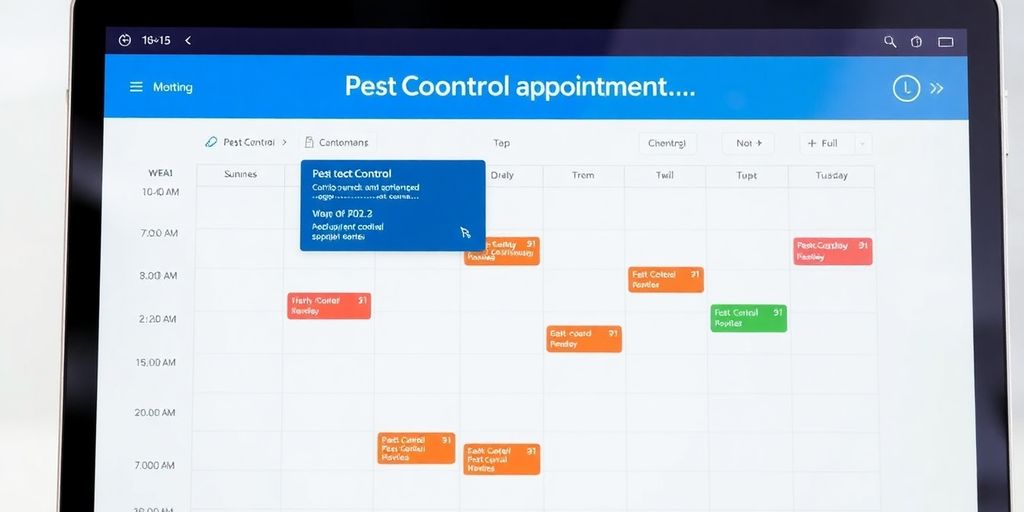 AI scheduling pest control business growth