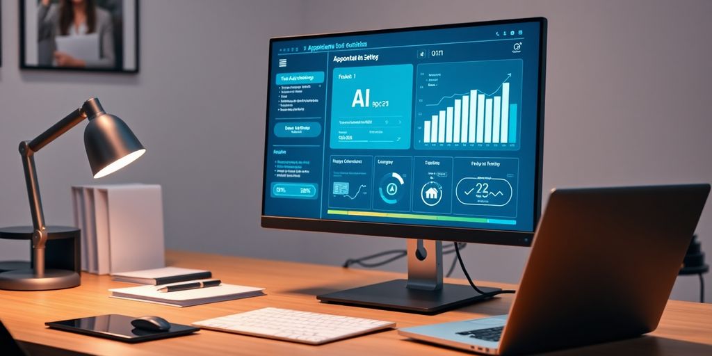 Accountant using AI for scheduling.