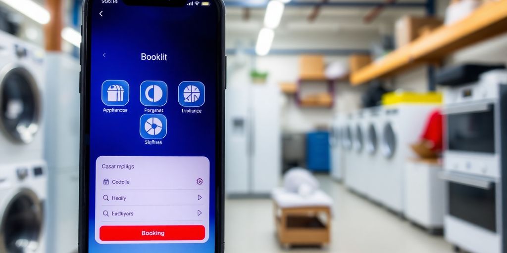 AI scheduling appliance repair appointments.